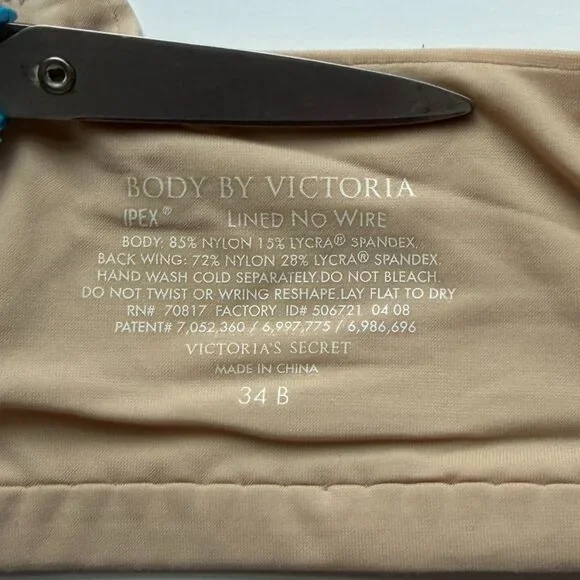 Victoria's Secret 34B Body by Victoria IPEX Wireless Nude - Picture 3 of 6